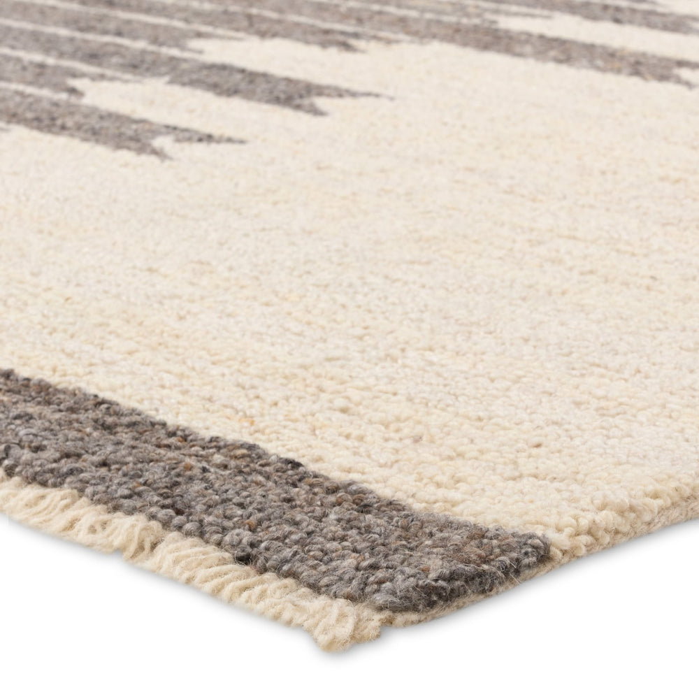 Jaipur Living Hadi Chaima Had07 Tufted Handmade 100% Wool Moroccan / Bohemian Stripes Indoor Rug Ivory, White 100% Wool, 100% Cotton Rug156259