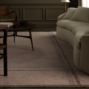 Jaipur Living Hadi Bilal Had08 Tufted Handmade 100% Wool Moroccan / Bohemian Stripes Indoor Rug Ivory, Gray 100% Wool, 100% Cotton Rug156262