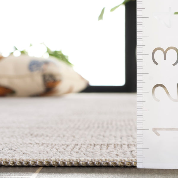Safavieh Hammock Elegant Area Rug - Soft Chenille Polyester, Durable Power Loomed Design For Timeless Style Ivory ,Grey Chenille Polyester Hak302a-6