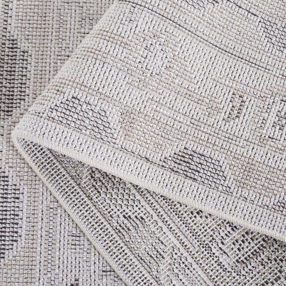 Safavieh Hammock Medium Rectangle Area Rug In Ivory And Grey - Elegant, Washable Chenille For Any Decor Ivory ,Grey Chenille Polyester Hak302a-5