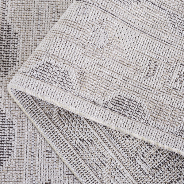 Safavieh Hammock Medium Rectangle Area Rug In Ivory And Grey - Elegant, Washable Chenille For Any Decor Ivory ,Grey Chenille Polyester Hak302a-5