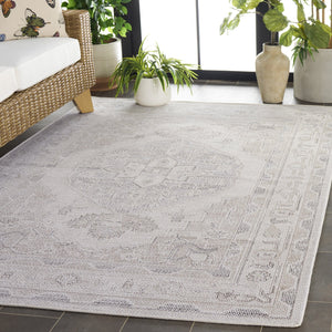 Safavieh Hammock Medium Rectangle Area Rug In Ivory And Grey - Elegant, Washable Chenille For Any Decor Ivory ,Grey Chenille Polyester Hak302a-5
