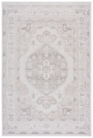 Safavieh Hammock Elegant Area Rug - Soft Chenille Polyester, Durable Power Loomed Design For Timeless Style Ivory ,Grey Chenille Polyester Hak302a-6