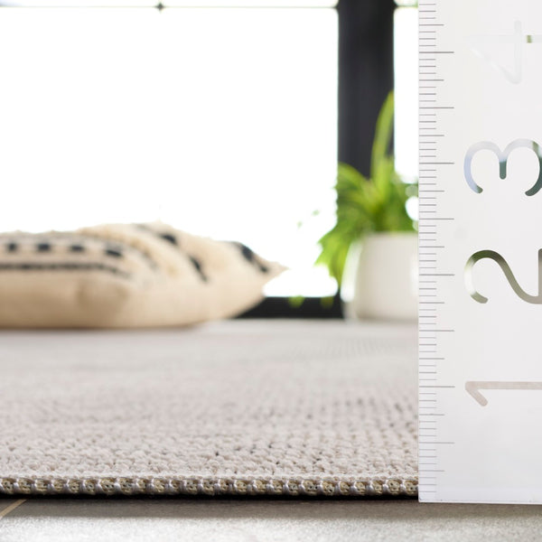 Safavieh Hammock Area Rug - Transitional Chenille Polyester Design For Cozy, Elegant Living Spaces In Any Room Ivory ,Grey Chenille Polyester Hak304a-9