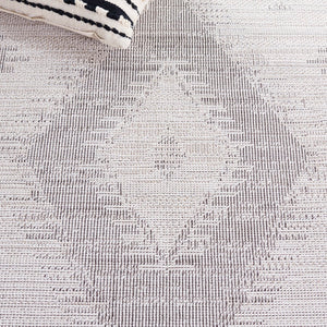 Safavieh Hammock Area Rug - Transitional Chenille Polyester Design For Cozy, Elegant Living Spaces In Any Room Ivory ,Grey Chenille Polyester Hak304a-9