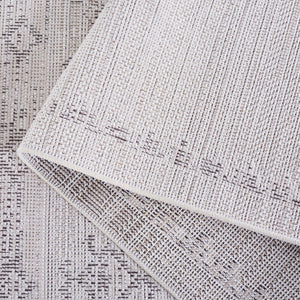 Safavieh Hammock Area Rug - Transitional Chenille Polyester Design For Cozy, Elegant Living Spaces In Any Room Ivory ,Grey Chenille Polyester Hak304a-9