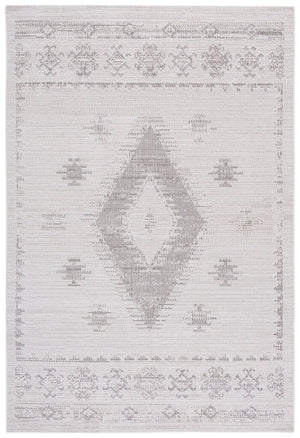 Safavieh Hammock Area Rug - Transitional Chenille Polyester Design For Cozy, Elegant Living Spaces In Any Room Ivory ,Grey Chenille Polyester Hak304a-9