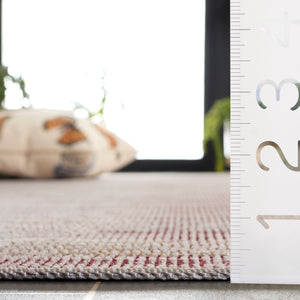 Safavieh Hammock Area Rug - Transitional Chenille Polyester Design For Cozy, Elegant Living Spaces In Any Room Plum ,Ivory Chenille Polyester Hak304u-8
