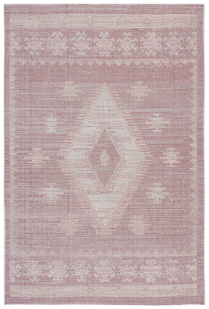 Safavieh Hammock Elegant Transitional Area Rug - Timeless Chenille Polyester Design For Any Room Decor Plum ,Ivory Chenille Polyester Hak304u-5