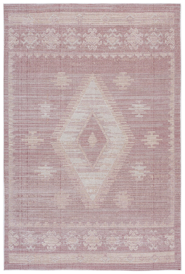 Safavieh Hammock Elegant Transitional Area Rug - Timeless Chenille Polyester Design For Any Room Decor Plum ,Ivory Chenille Polyester Hak304u-5