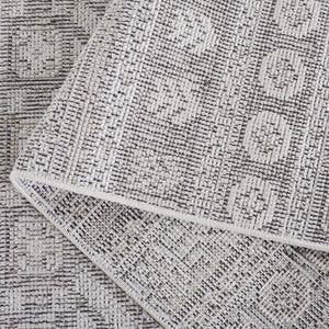 Safavieh Hammock Elegant Transitional Area Rug – Stylish Power Loomed Chenille Polyester For Any Room Decor Ivory ,Grey Chenille Polyester Hak306a-5