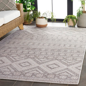 Safavieh Hammock Elegant Area Rug In Ivory And Grey - Soft Chenille Polyester For Effortless Style And Comfort Ivory ,Grey Chenille Polyester Hak306a-6