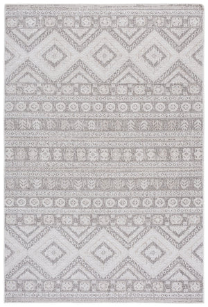Safavieh Hammock Elegant Transitional Area Rug – Stylish Power Loomed Chenille Polyester For Any Room Decor Ivory ,Grey Chenille Polyester Hak306a-5