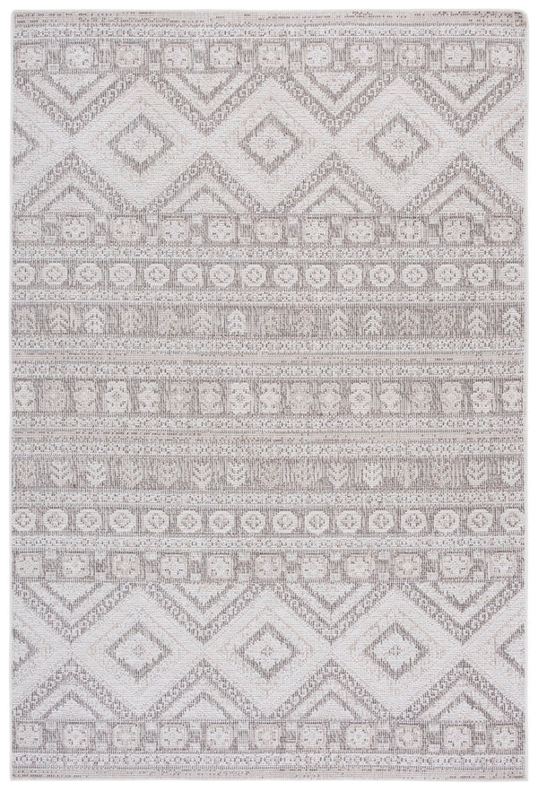 Safavieh Hammock Elegant Area Rug In Ivory And Grey - Soft Chenille Polyester For Effortless Style And Comfort Ivory ,Grey Chenille Polyester Hak306a-6