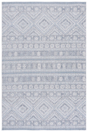 Safavieh Hammock Elegant Area Rug In Ivory And Grey - Soft Chenille Polyester For Effortless Style And Comfort Grey ,Blue Chenille Polyester Hak306f-9