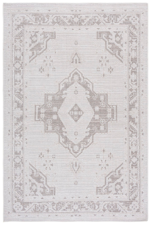 Safavieh Hammock Traditional Area Rug In Elegant Ivory And Grey - Timeless Style For Modern Living Spaces Ivory ,Grey Chenille Polyester Hak308a-8