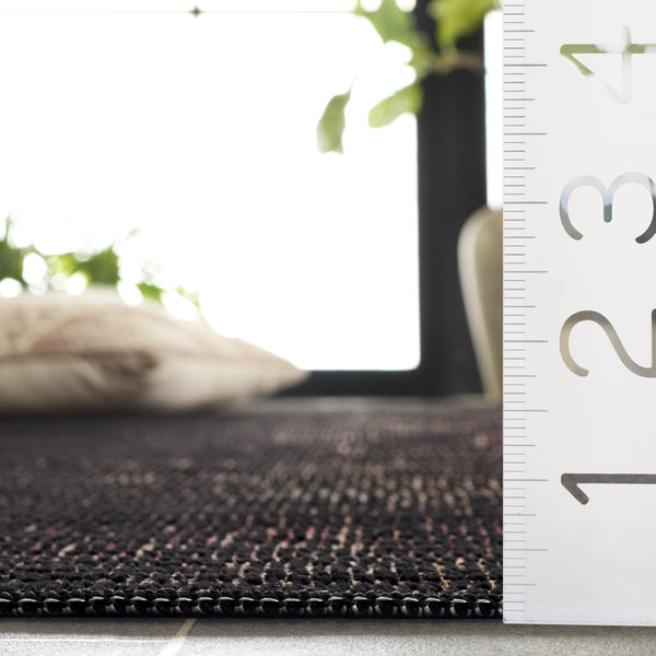 Safavieh Hammock Area Rug - Elegant Chenille Polyester, Soft Texture, Easy Maintenance, Perfect For Home Decor Dark Beige ,Burgundy Chenille Polyester Hak308b-5