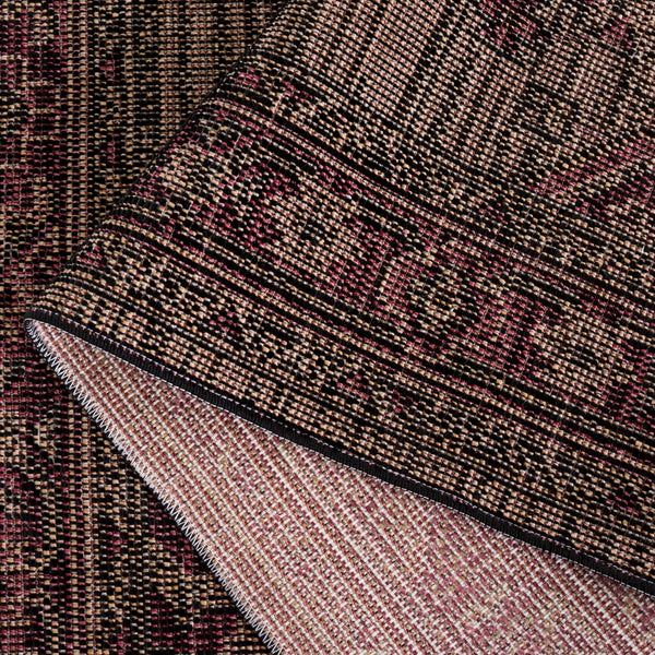 Safavieh Hammock Traditional Area Rug In Elegant Ivory And Grey - Timeless Style For Modern Living Spaces Dark Beige ,Burgundy Chenille Polyester Hak308b-9