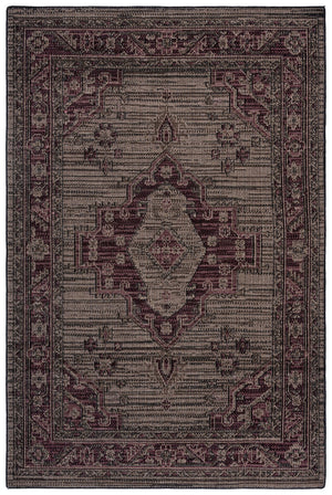 Safavieh Hammock Area Rug - Elegant Chenille Polyester, Soft Texture, Easy Maintenance, Perfect For Home Decor Dark Beige ,Burgundy Chenille Polyester Hak308b-5