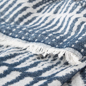 Jaipur Living Jaipur Living Geometric Cotton Acrylic Throw with Fringe Trim Boho Bedroom Accent THR100298