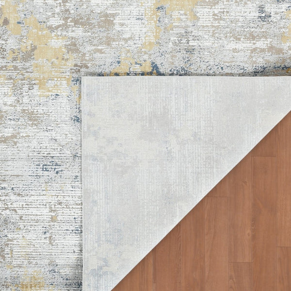 Amer Rugs Hamilton Contemporary Power-loom Area Rug - Plush Soft Design, Durable Artistry For Modern Spaces Gold Viscose, Polyester Ham30203