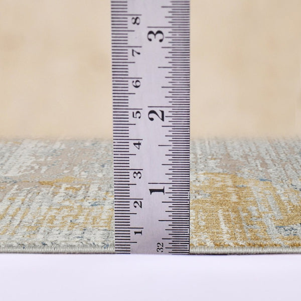 Amer Rugs Hamilton Contemporary Power-loom Area Rug - Plush Soft Design, Durable Artistry For Modern Spaces Gold Viscose, Polyester Ham30203