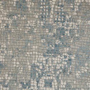 Amer Rugs Hamilton Contemporary Power-loom Area Rug - Plush, Durable Design For Modern Home Décor Enhancement Gray,Blue Viscose, Polyester Ham40203