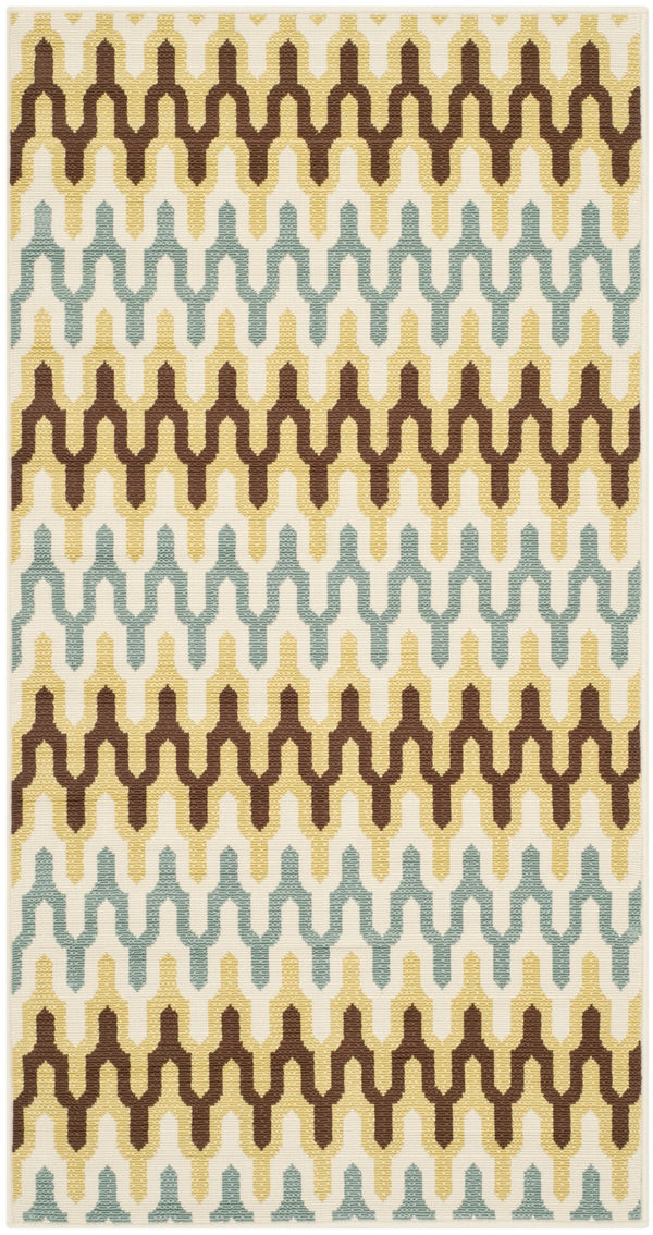 Safavieh Hampton 518 Power Loomed  Rug Green / Light Blue HAM518AG-3