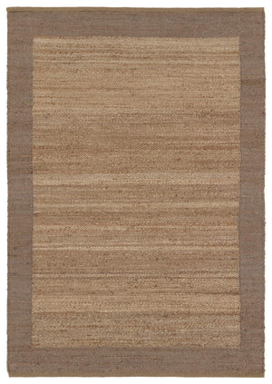 Jaipur Living Jaipur Living Hanover Handwoven Jute Area Rug Bordered Natural Brown Farmhouse Accent 8' x 10' RUG157359