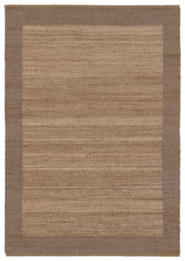 Jaipur Living Jaipur Living Hanover Handwoven Jute Area Rug Bordered Natural Brown Farmhouse Accent 8' x 10' RUG157359