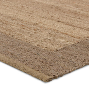 Jaipur Living Jaipur Living Hanover Handwoven Jute Area Rug Bordered Natural Brown Farmhouse Accent 8' x 10' RUG157359