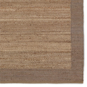 Jaipur Living Jaipur Living Hanover Handwoven Jute Area Rug Bordered Natural Brown Farmhouse Accent 8' x 10' RUG157359