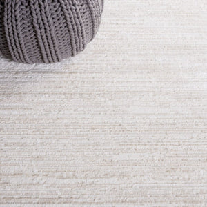 Safavieh Hanna Low Pile Solid Ivory Beige Area Rug Turkey Woven Polypropylene Accent Floor 6'-0" x 9'-0" HAN102B-6