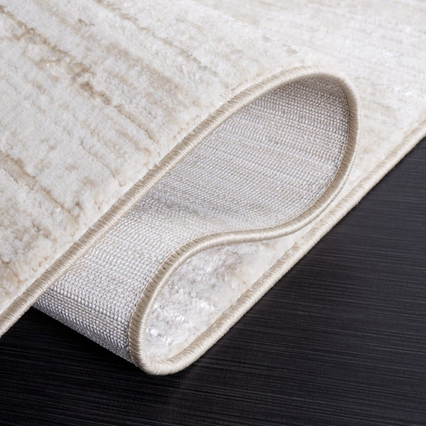 Safavieh Hanna Low Pile Solid Ivory Beige Area Rug Turkey Woven Polypropylene Accent Floor 6'-0" x 9'-0" HAN102B-6