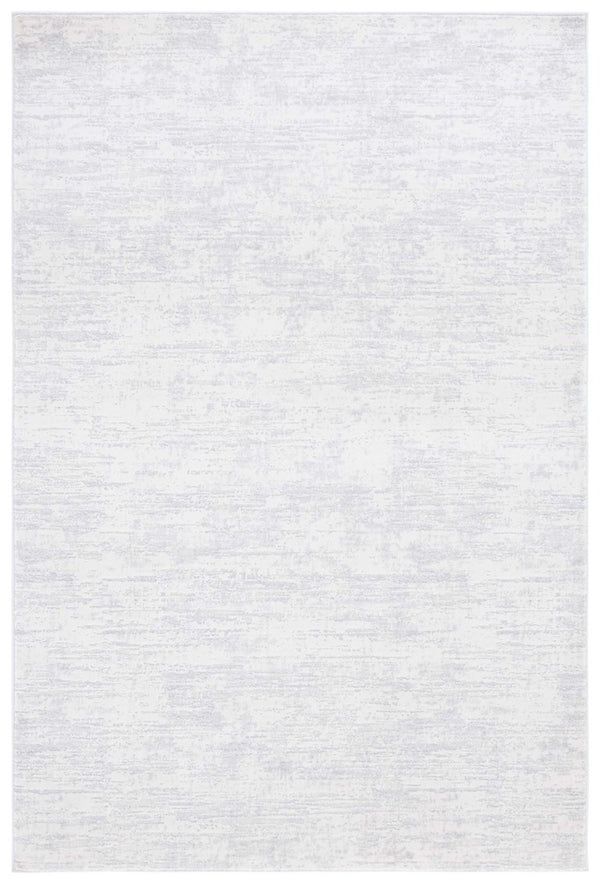 Safavieh Hanna Power Loomed Polyester Blend Area Rug Soft Ivory Tonal Accent for Modern Spaces 6'-0" x 9'-0" 34% Cotton, 33% Polypropylene, 33% Polyester HAN104A-6