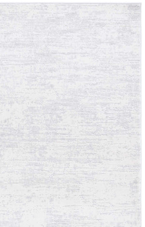 Safavieh Hanna Power Loomed Polyester Blend Area Rug Soft Ivory Tonal Accent for Modern Spaces 6'-0" x 9'-0" 34% Cotton, 33% Polypropylene, 33% Polyester HAN104A-6
