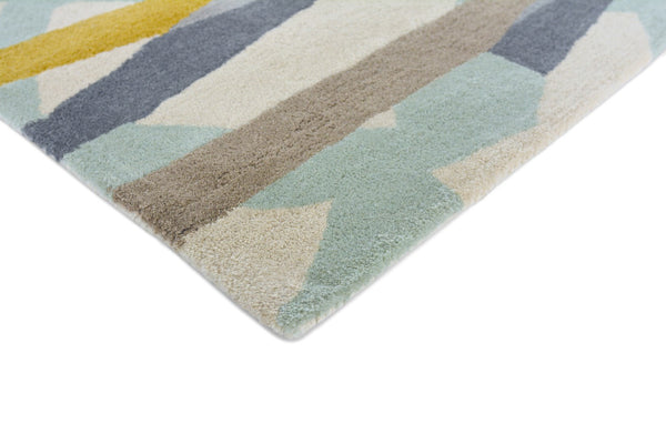 Brink & Campman Harlequin Diffinity White/Blue/Beige 8'2" x 11'6"