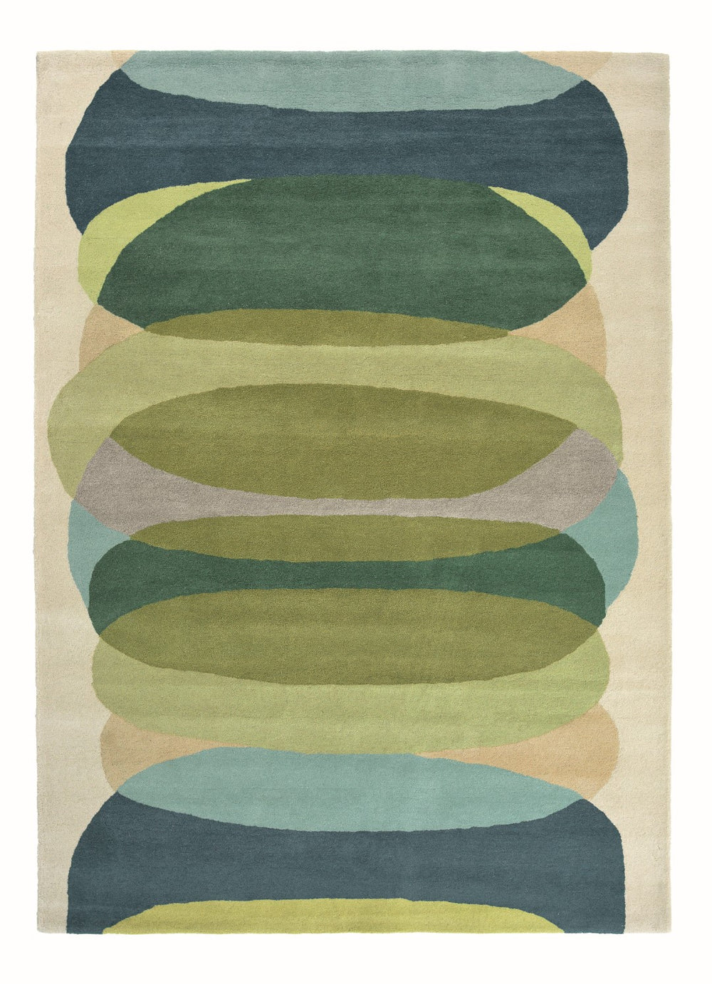 Brink & Campman Harlequin Elliptic Blue/Green/Beige 8'2" x 11'6"