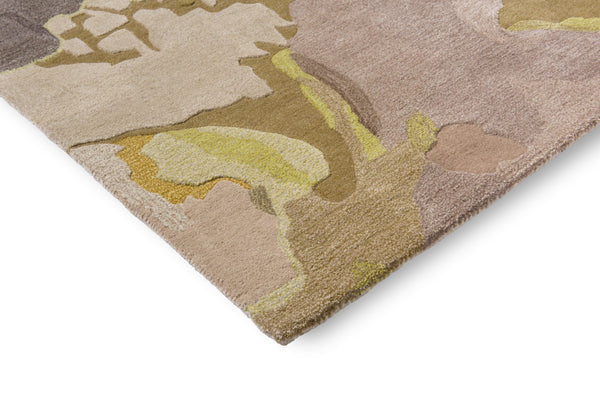 Brink & Campman Harlequin Foresta 60% Pure New Wool / 40% Viscose Handtufted Rug Pebble,Sand 60% pure new wool   40% viscose 143511140200-BRINK-CAMPMAN