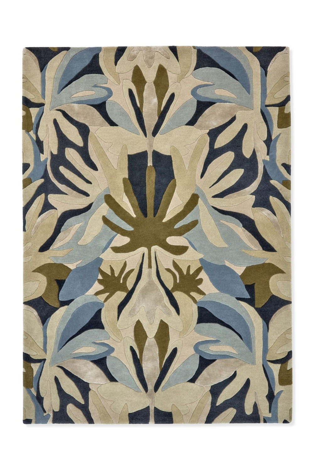 Brink & Campman Harlequin Melora Hempseed/Exhale/Gold Beige/Blue/Green 8'2" x 11'6"
