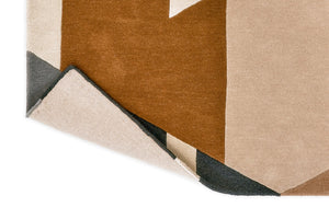 Brink & Campman Harlequin Popova Caramel/Slate/Shell Grey/Brown/Beige 8'2" x 11'6"