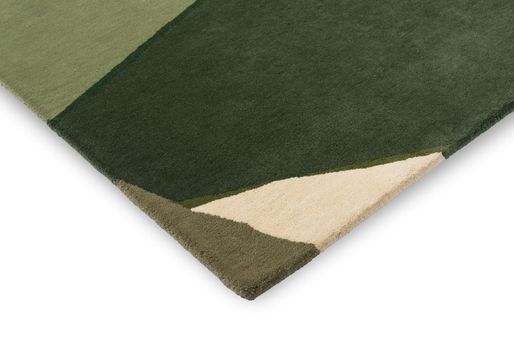 Brink & Campman Harlequin Sumi 100% Pure New Wool Handtufted Rug Reflect Fern,Pistachio 100% pure new wool 143717140200-BRINK-CAMPMAN