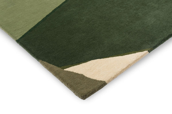 Brink & Campman Harlequin Sumi 100% Pure New Wool Handtufted Rug Reflect Fern,Pistachio 100% pure new wool 143717140200-BRINK-CAMPMAN