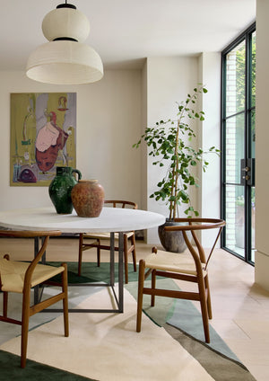 Brink & Campman Harlequin Sumi 100% Pure New Wool Handtufted Rug Reflect Fern,Pistachio 100% pure new wool 143717140200-BRINK-CAMPMAN