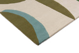 Brink & Campman Harlequin Torillo 100% Pure New Wool Handtufted Rug Emerald,Azul 100% pure new wool 143907170240-BRINK-CAMPMAN