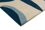 Brink & Campman Harlequin Torillo 100% Pure New Wool Handtufted Rug Sky,Cornflower 100% pure new wool 143908200280-BRINK-CAMPMAN