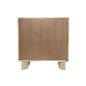 Lh Imports Haru 5 Drawer Chest – Elegant Storage Solution With Timeless Charm And Hidden Handle Design For Home Beige Acacia,Acacia Veneer,Mdf Har005