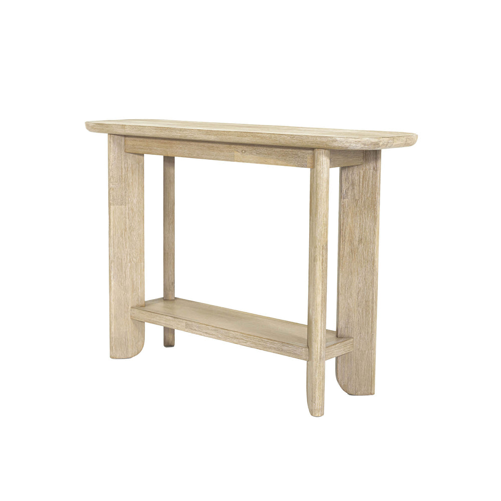 Lh Imports Haru Console Table - Elegant Entryway Accent For Modern Or Classic Decor, Versatile & Stylish Addition Beige Acacia Har034