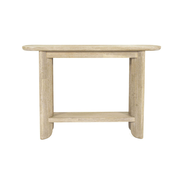 Lh Imports Haru Console Table - Elegant Entryway Accent For Modern Or Classic Decor, Versatile & Stylish Addition Beige Acacia Har034