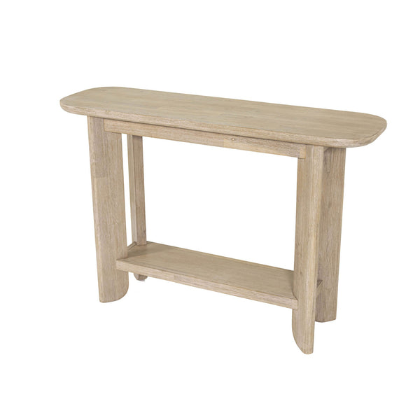 Lh Imports Haru Console Table - Elegant Entryway Accent For Modern Or Classic Decor, Versatile & Stylish Addition Beige Acacia Har034